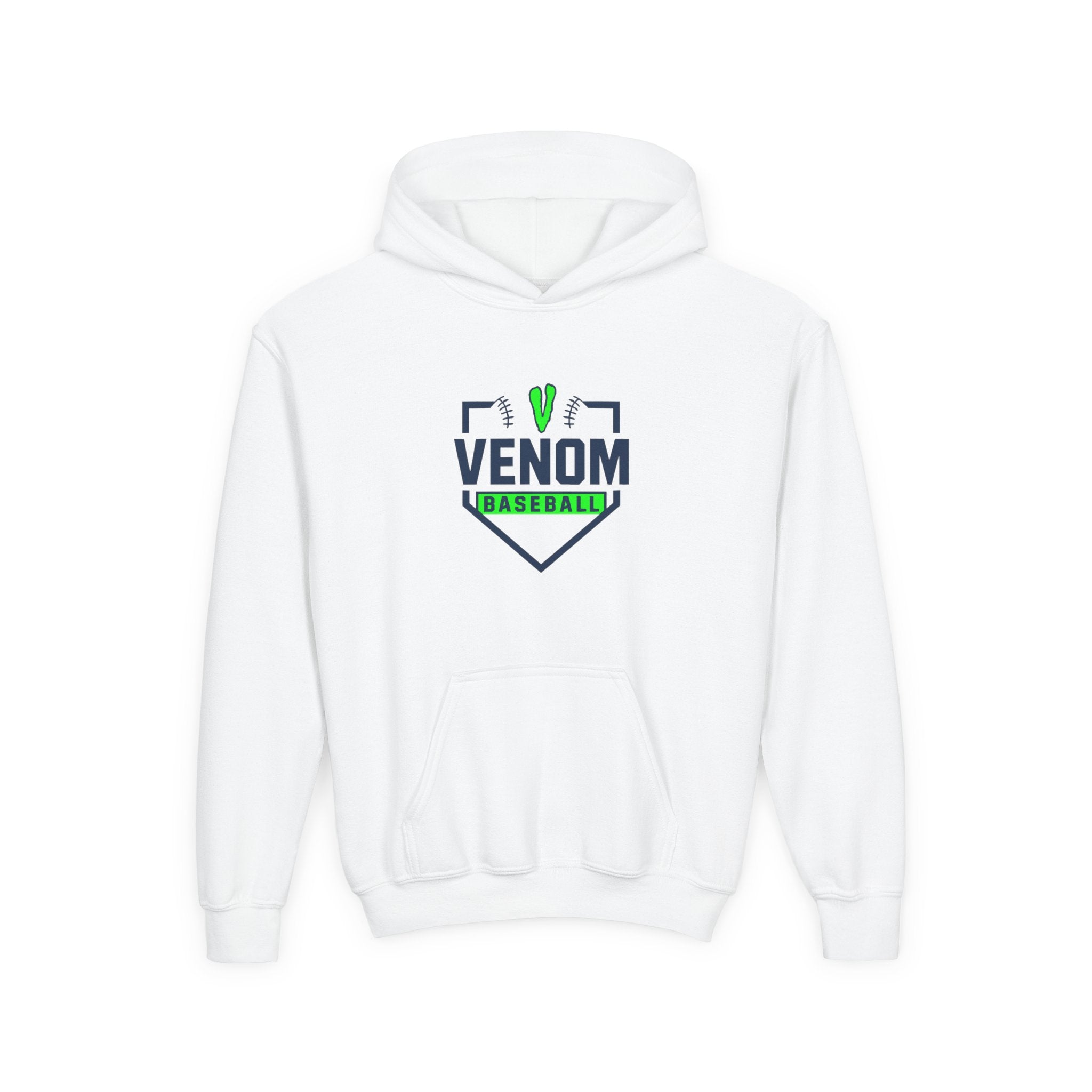 Venom Clothing - Baseball Youth Hooded Sweatshirt
