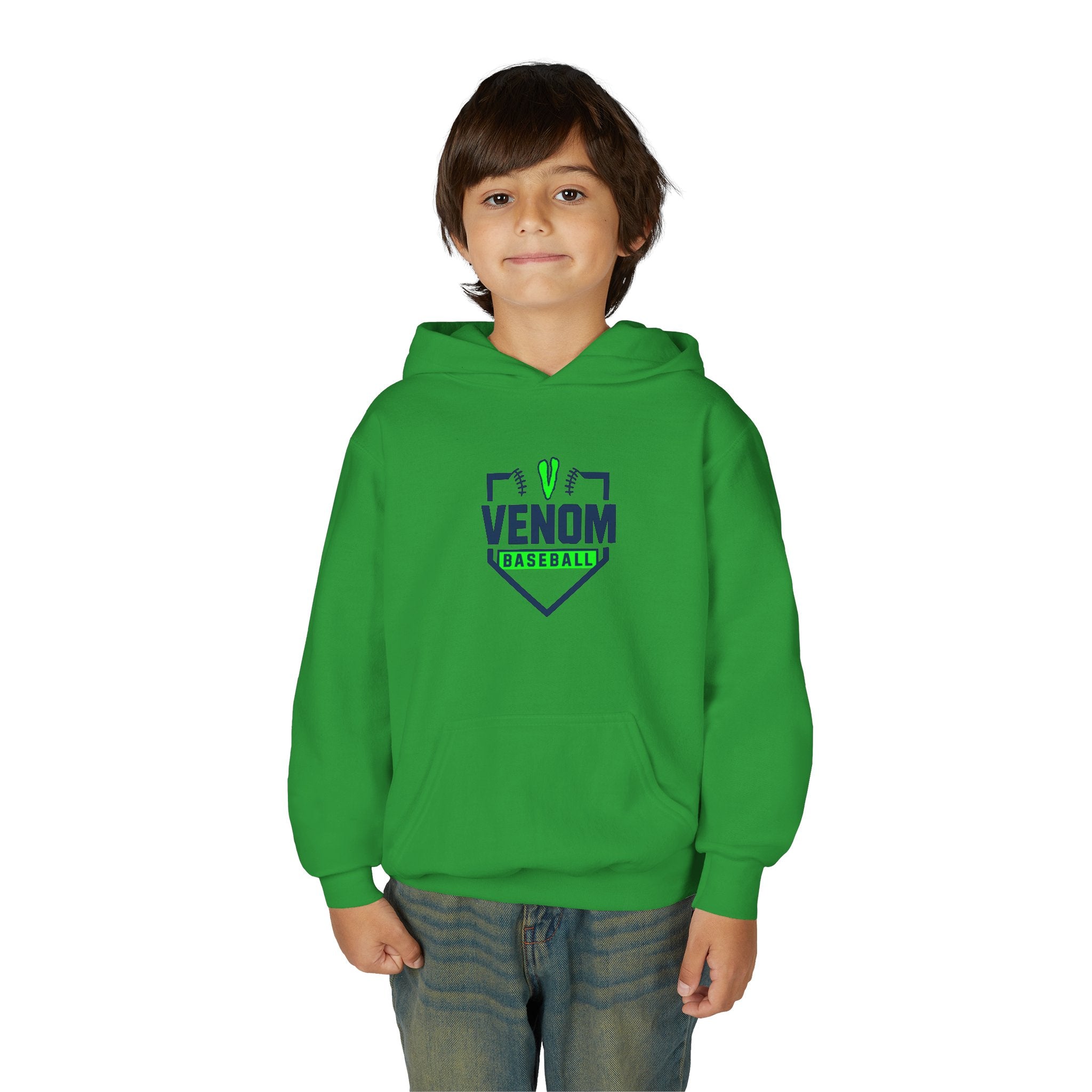 Venom Clothing - Baseball Youth Hooded Sweatshirt