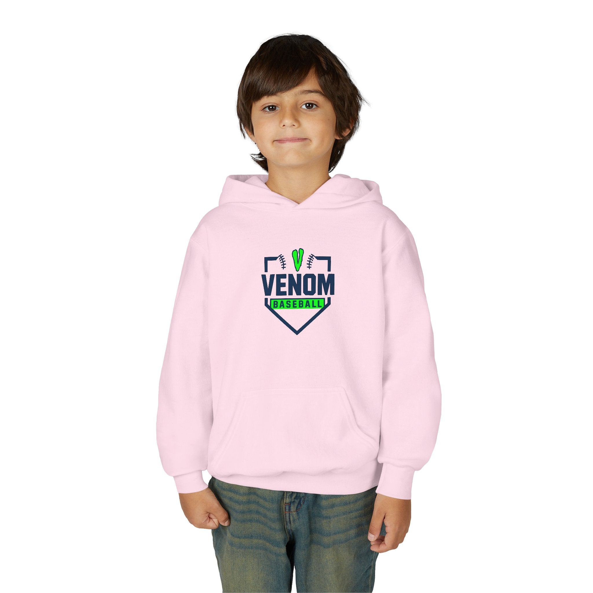Venom Clothing - Baseball Youth Hooded Sweatshirt