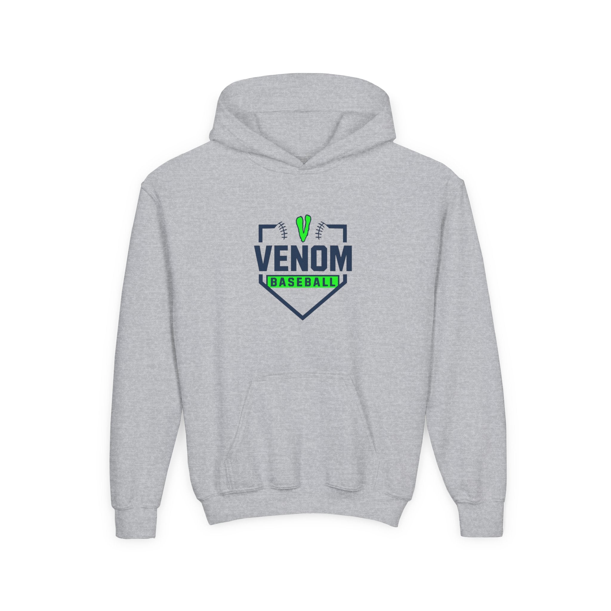 Venom Clothing - Baseball Youth Hooded Sweatshirt